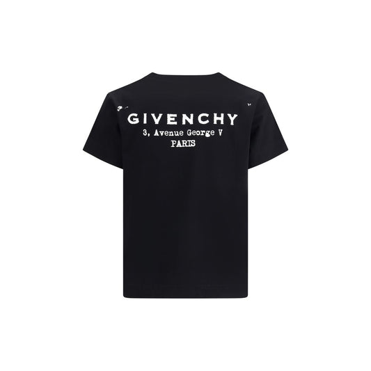 T-shirt nera in cotone Givenchy