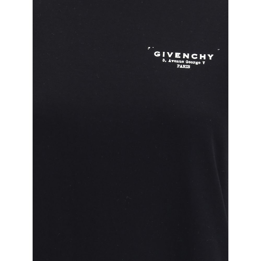 T-shirt nera in cotone Givenchy