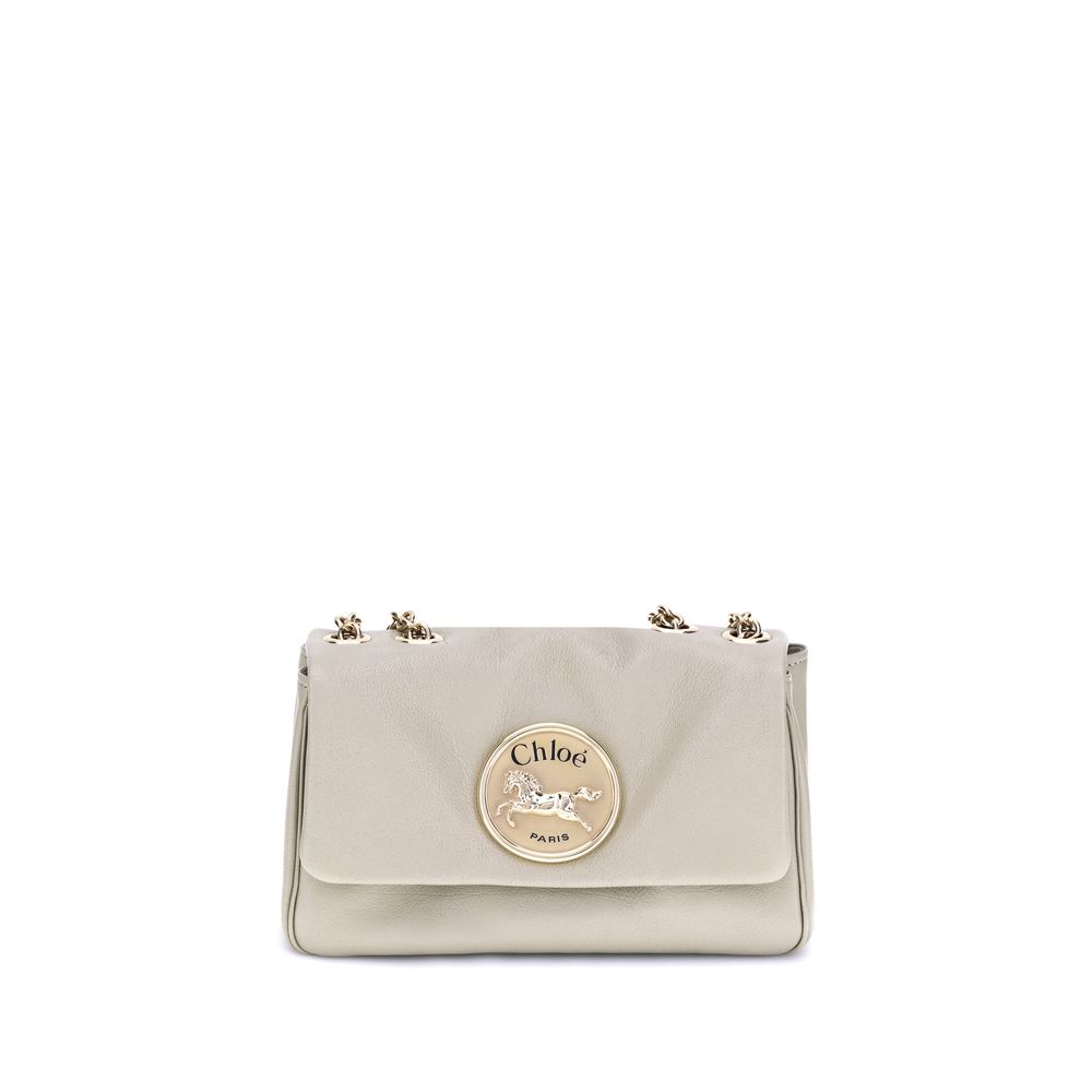 Chloé Beige Calf Leather Bos Taurus Shoulder Bag
