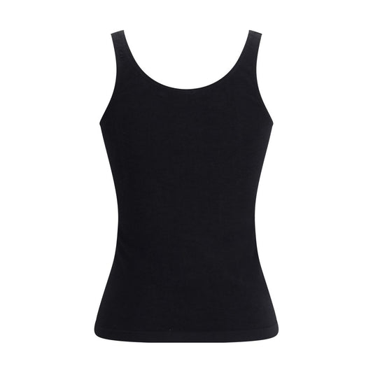 Top in cotone nero Wolford