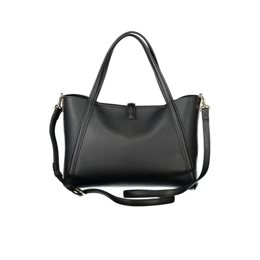 Mario Valentino Black Polyethylene Women Handbag