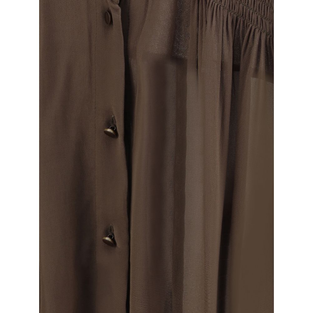 Marant Etoile Brown Viscose Top