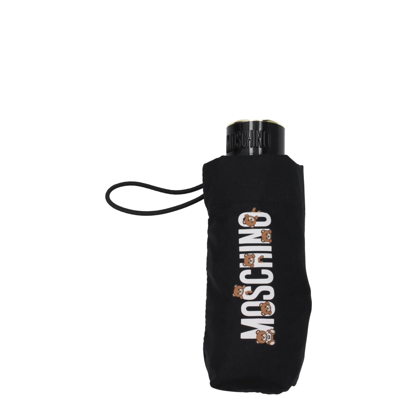 Moschino Black Polyester Umbrella