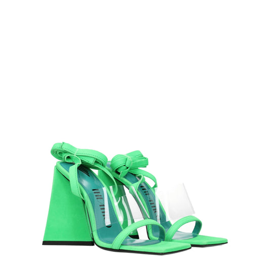 The Attico Transparent Leather Sandals