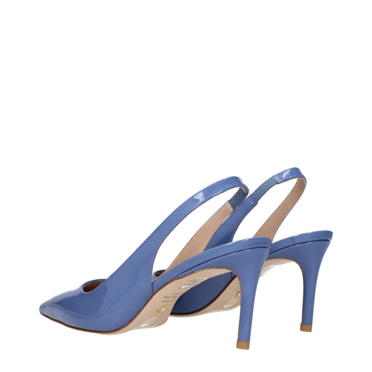 Stuart Weitzman Light Blue Leather High Heel Pumps