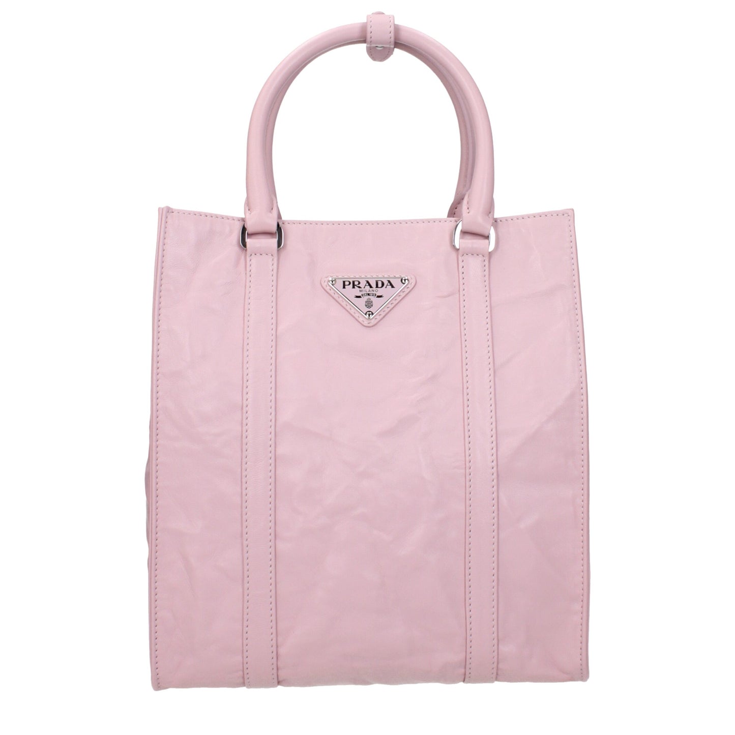 Prada Pink Leather Handbags
