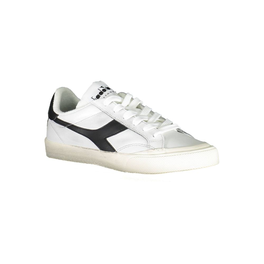Diadora White Fabric Sneaker