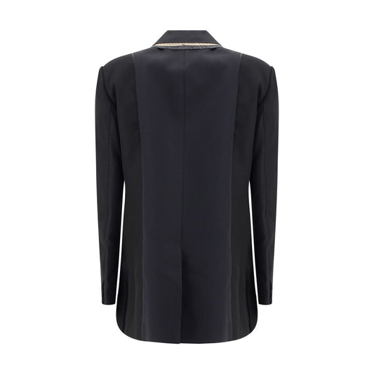 Sacai Double-breasted Blazer with double revers