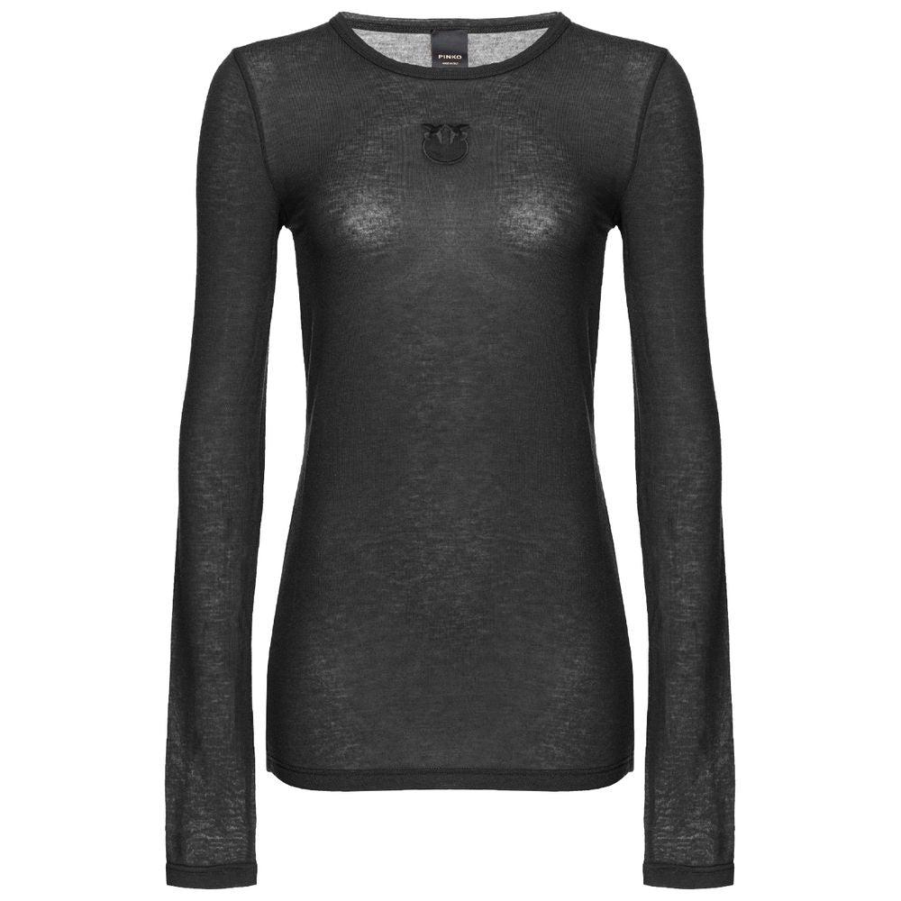 PINKO Black Viscose Sweater