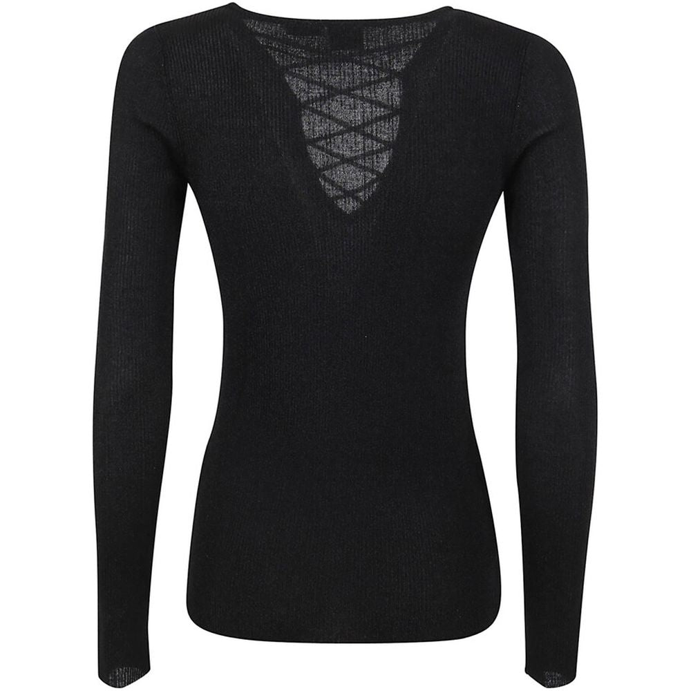 PINKO Black Viscose Sweater