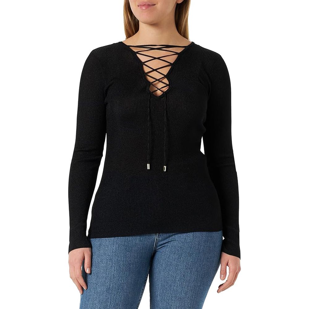 PINKO Black Viscose Sweater