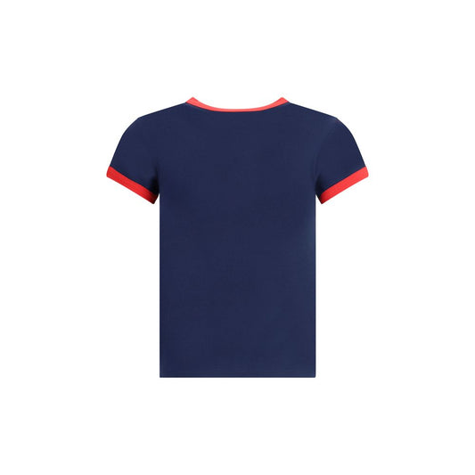Valentino Blue Cotton T-Shirt