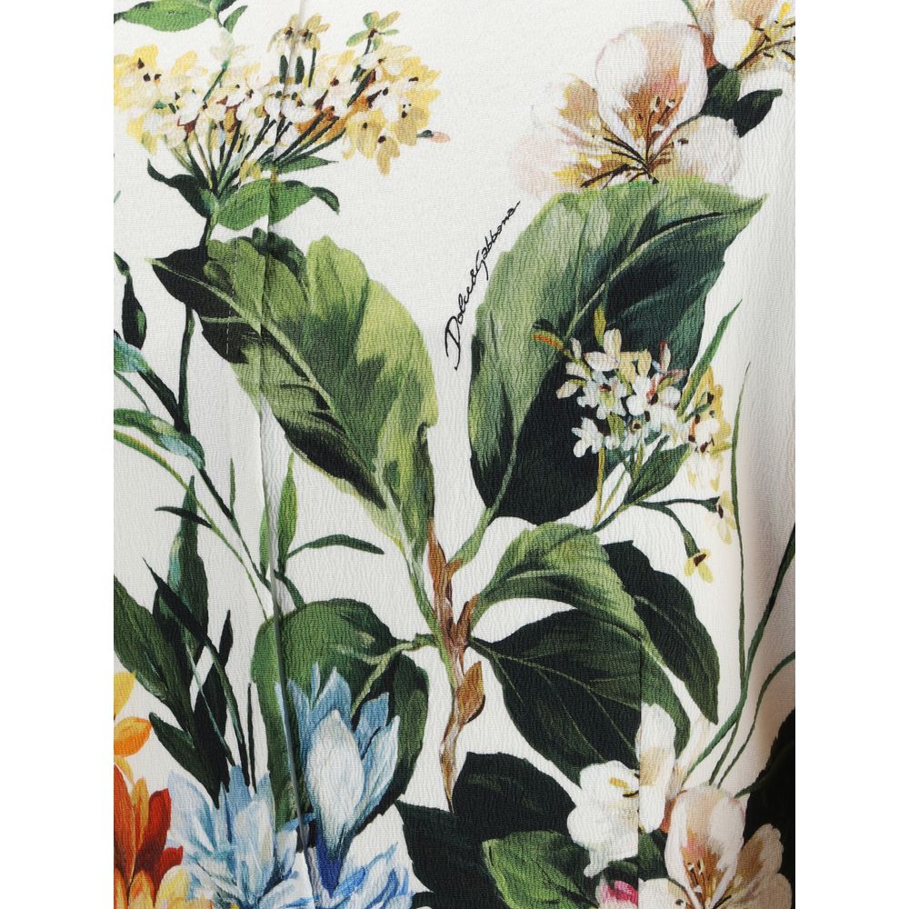 Dolce & Gabbana Multicolor Cotton Casual Dress