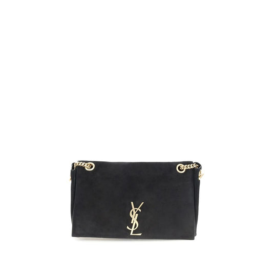 Saint Laurent Black Calf Leather Bos Taurus Shoulder Bag