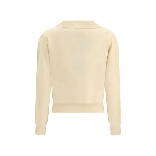 Margiela Cream Fleece Wool Sweater
