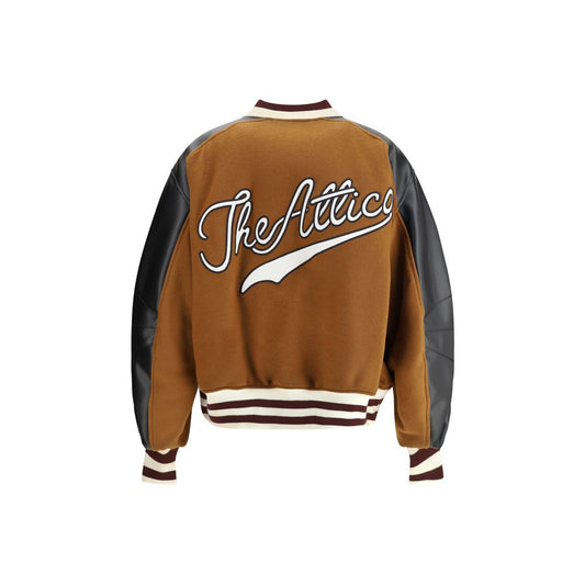 The Attico Brown Fleece Wool Clothing