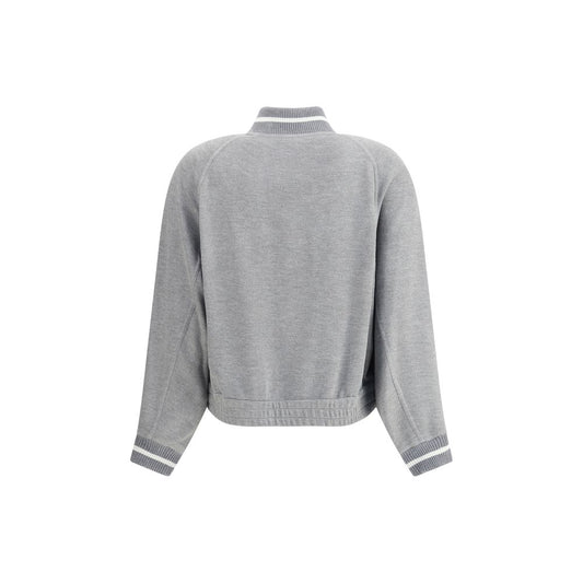 Brunello Cucinelli Gray Viscose Sweatshirt