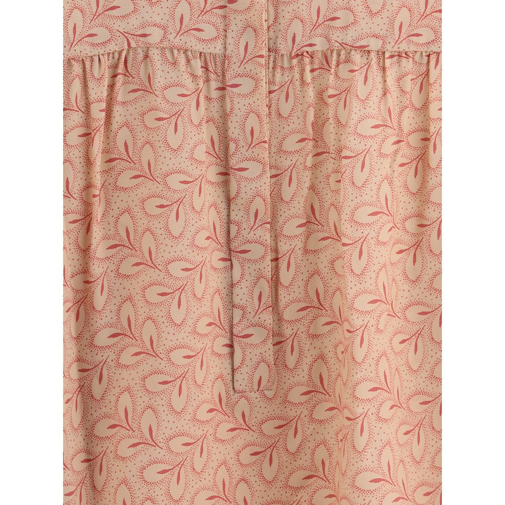 Kristina Ti Multicolor Silk Pattern Shirt