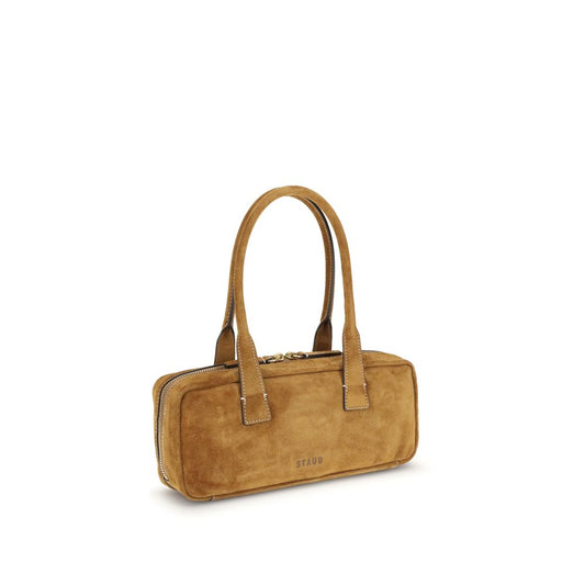 Staud Beige Calf Leather Bos Taurus Shoulder Bag