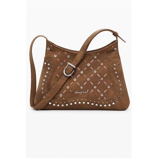Desigual Brown Polyethylene Women Handbag