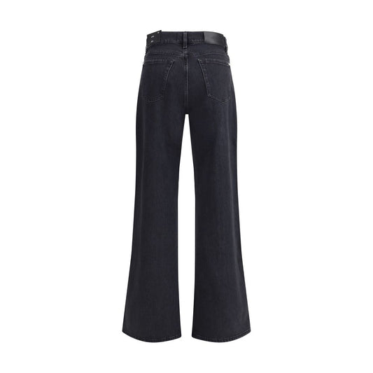 Jeans in cotone nero 7FOR