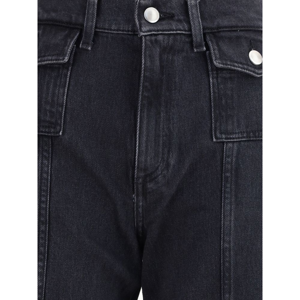 Jeans in cotone nero 7FOR