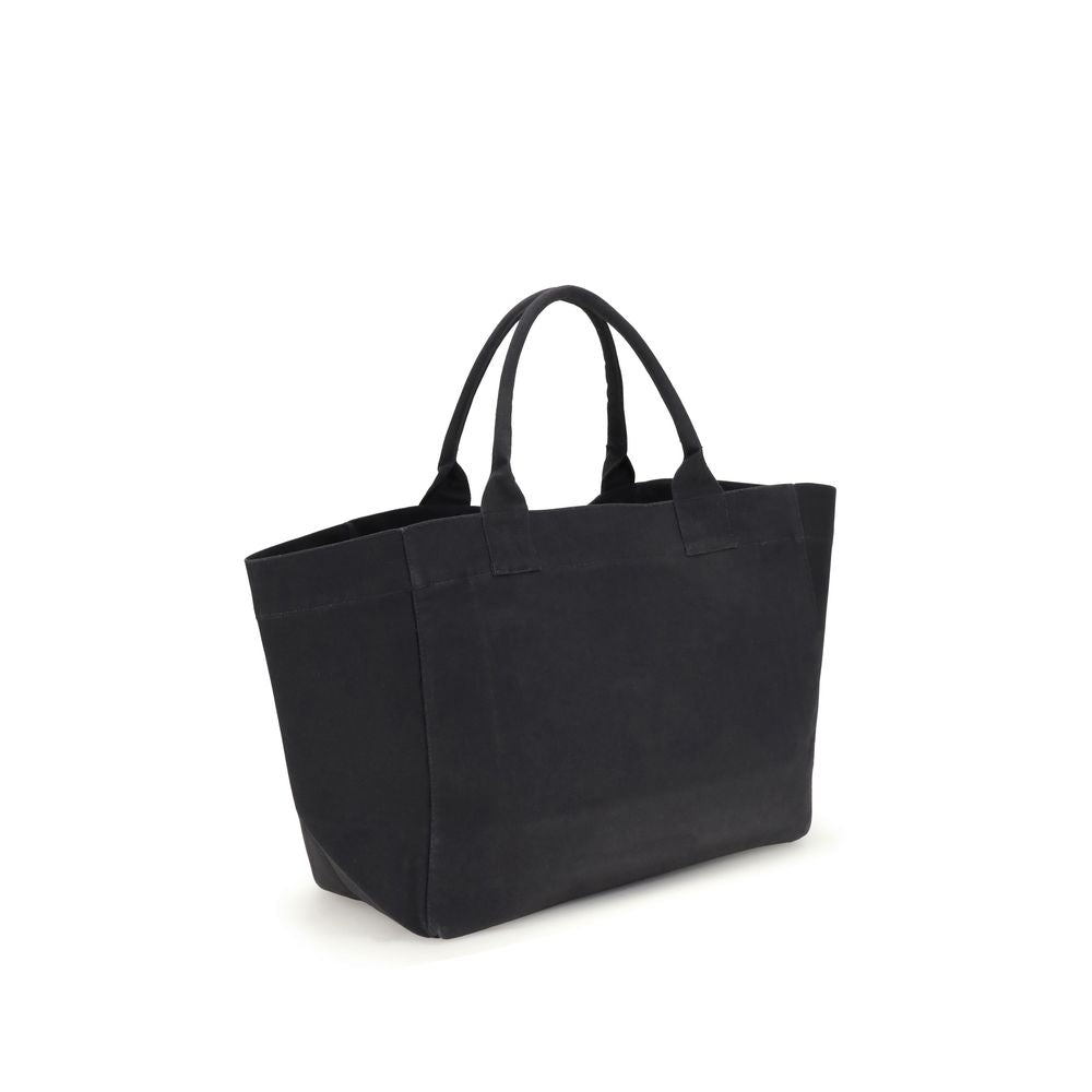 Ganni Black Cotton Shoulder Bag