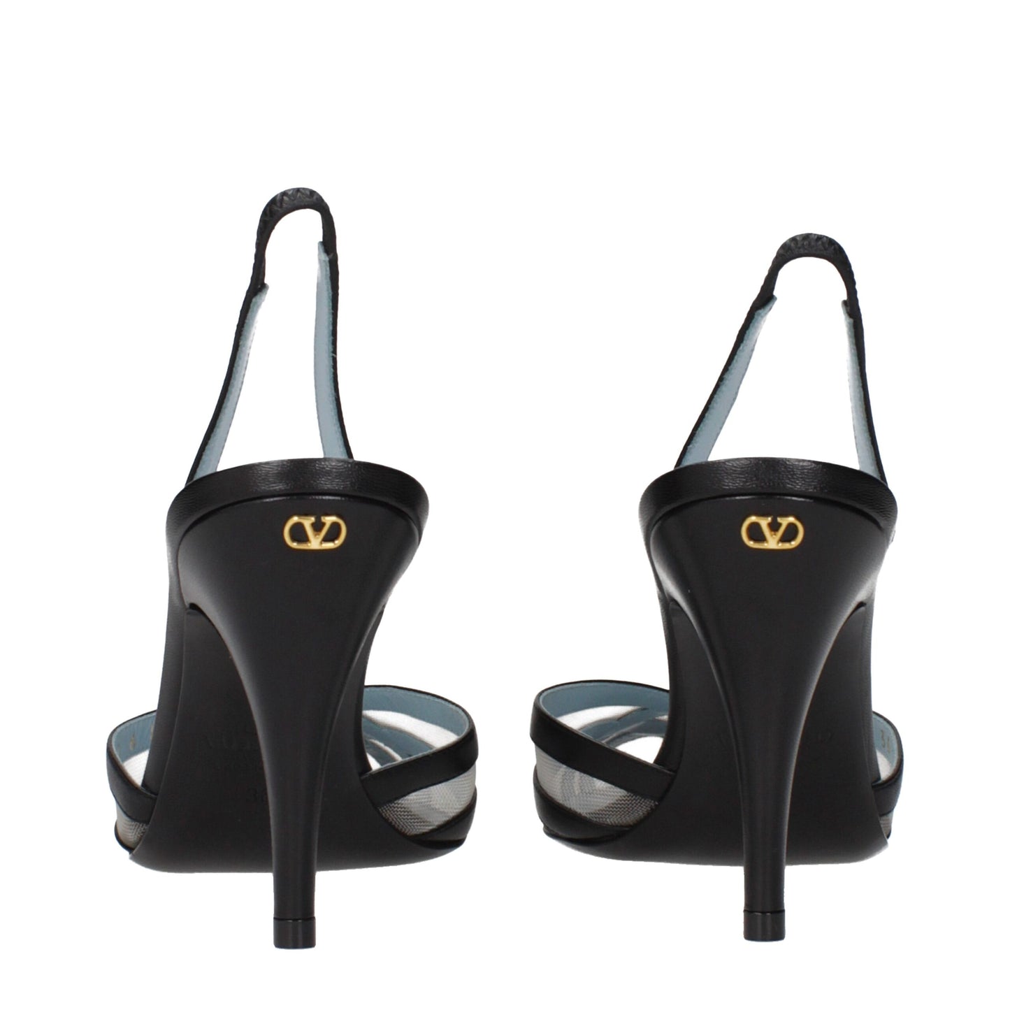 Valentino Garavani Black Leather Pumps