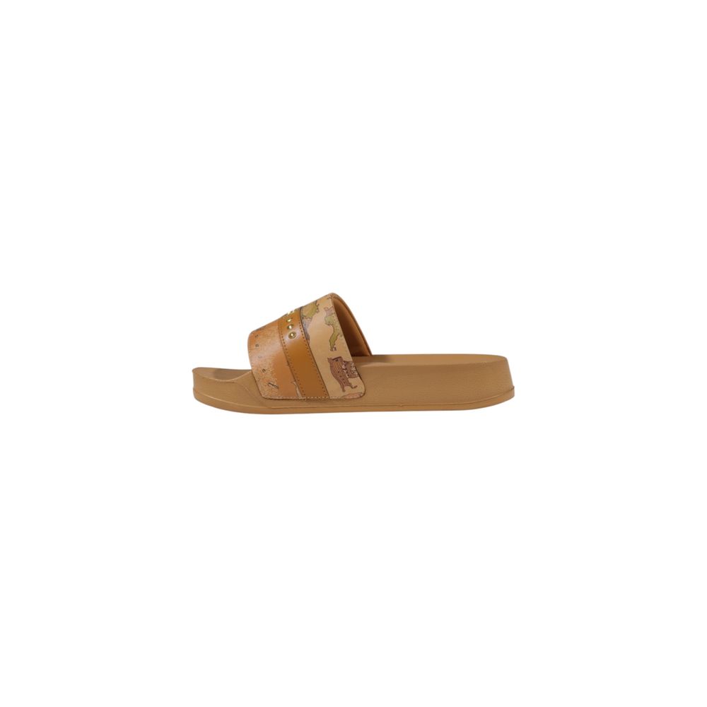 Alviero Martini Prima Classe Brown Polyethylene Slipper