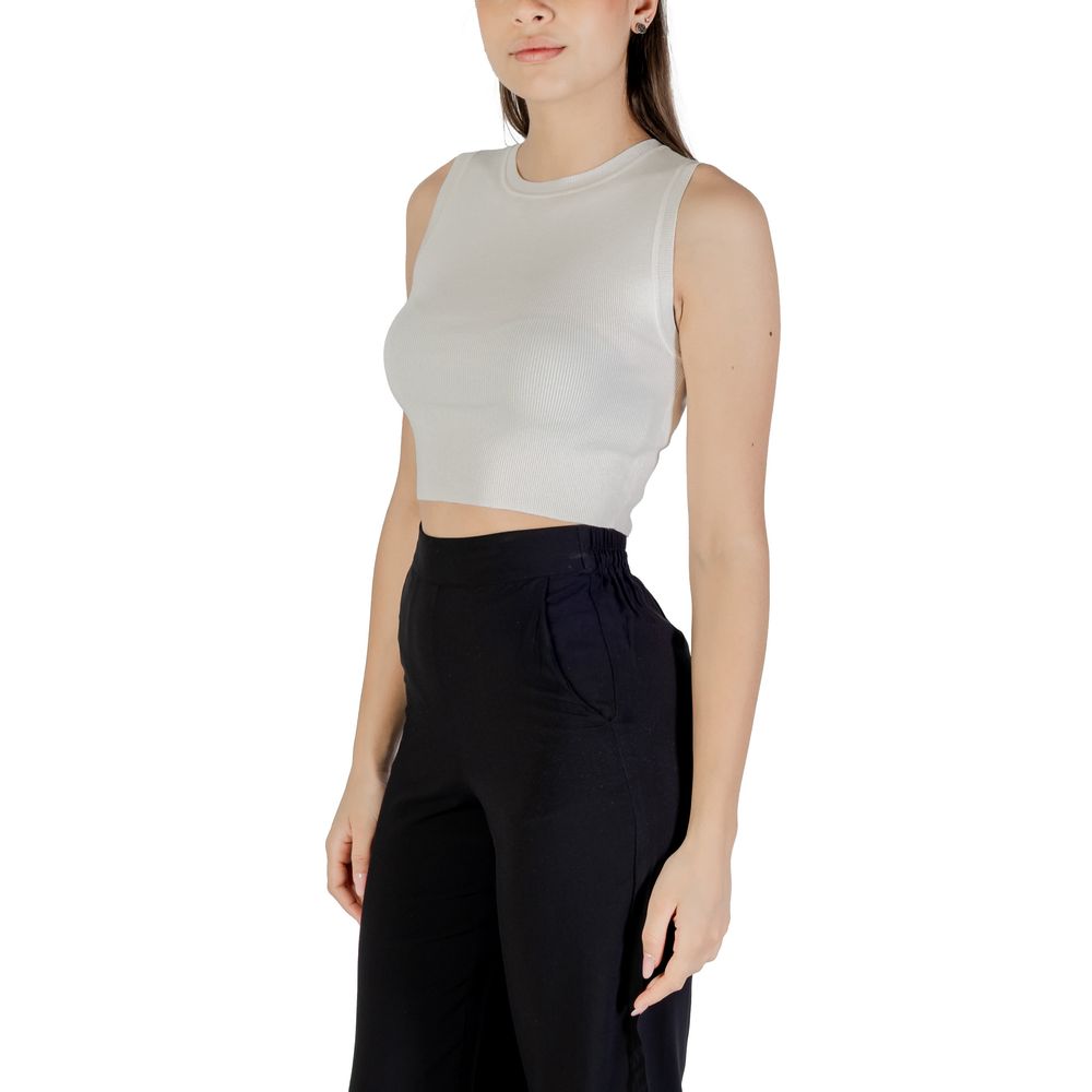Jacqueline De Yong White Viscose Sweater