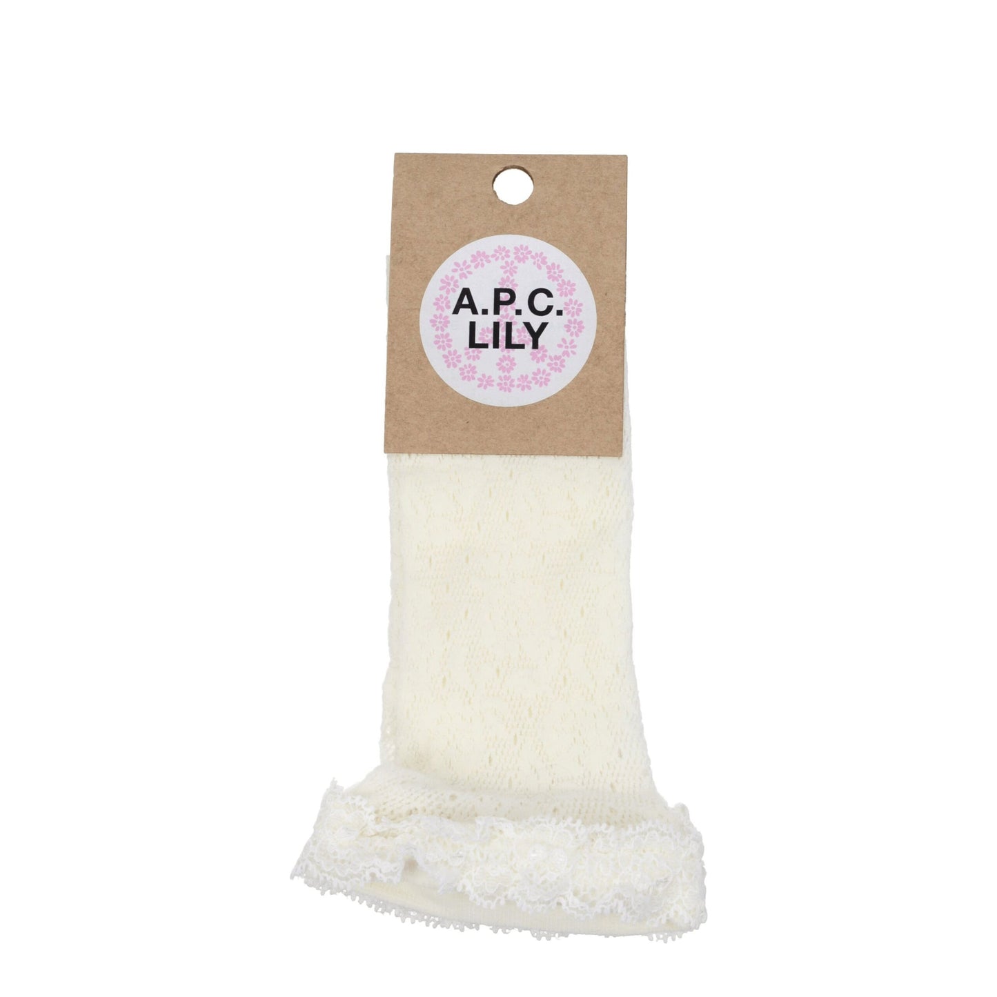 A.P.C. White Polyamide Socks