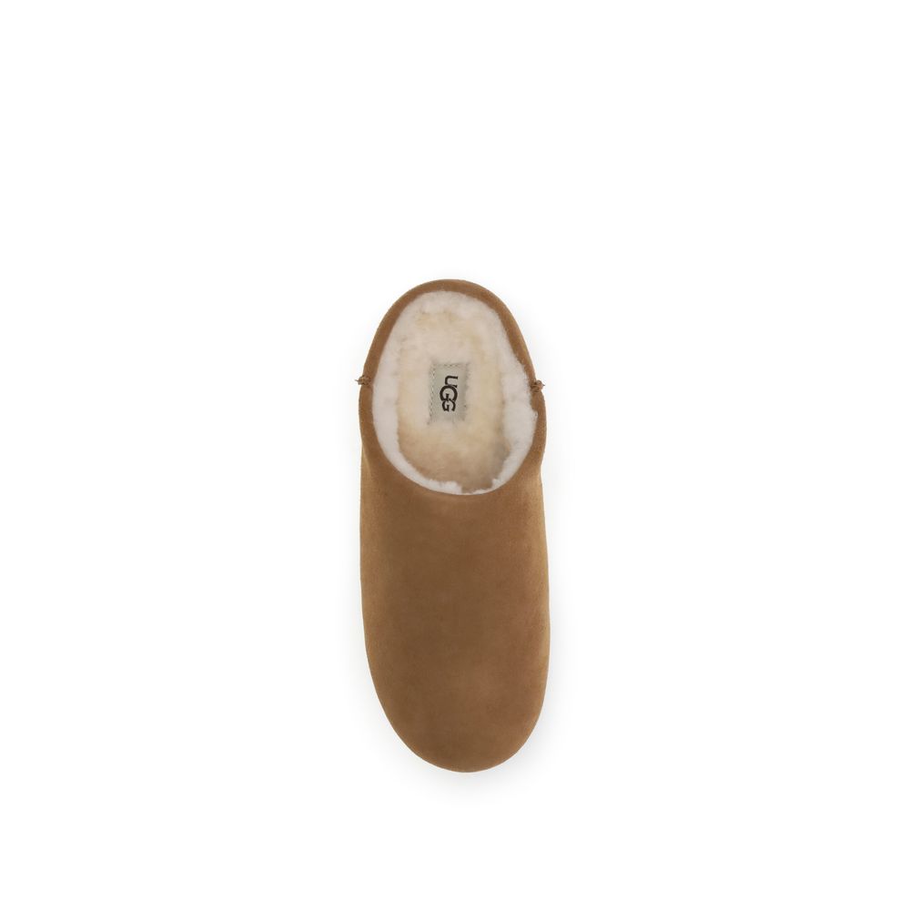 UGG Brown Leather Moccassin