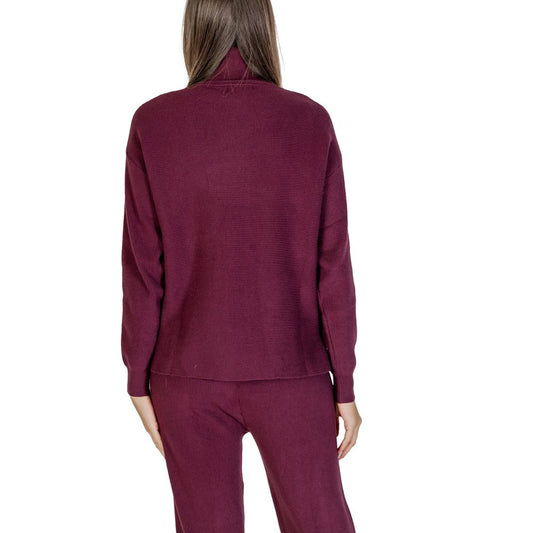 Cleré Purple Viscose Turtleneck