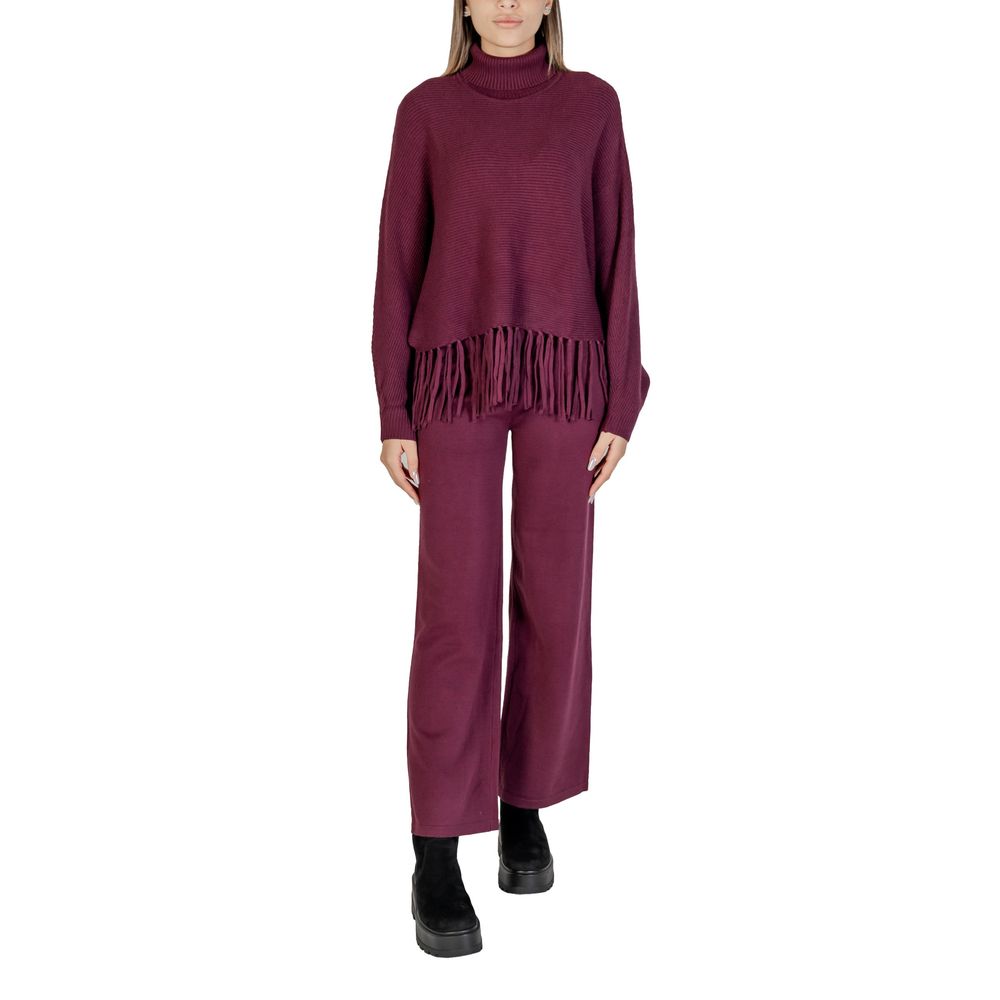 Cleré Purple Viscose Turtleneck