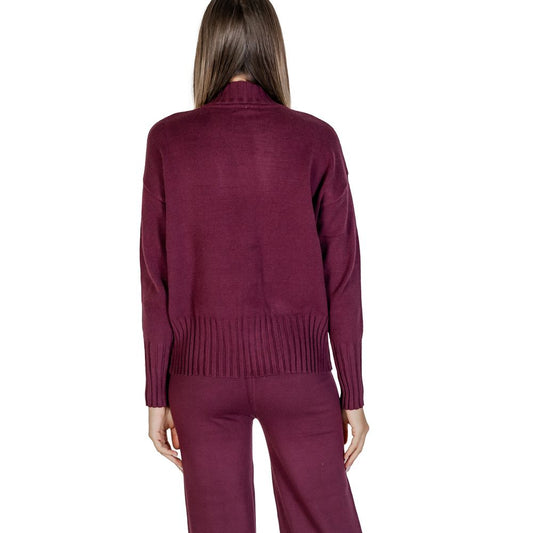 Cleré Purple Viscose Cardigan