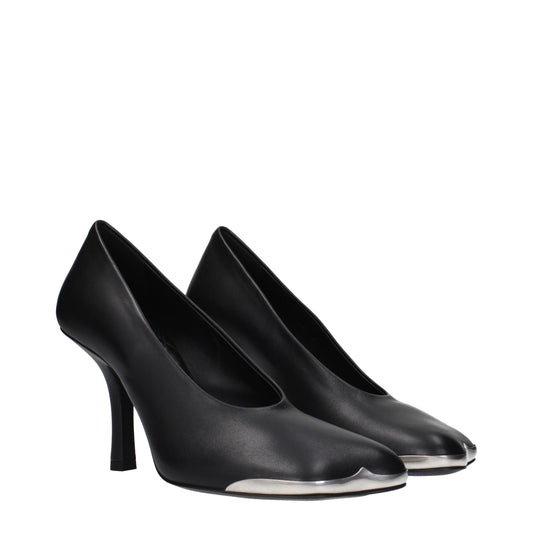 Burberry Black Leather Pumps