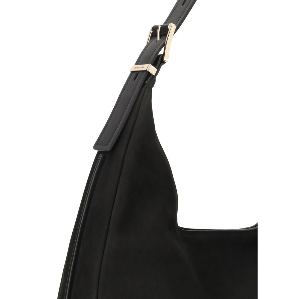 Michael Kors Black Calf Leather Bos Taurus Shoulder Bag