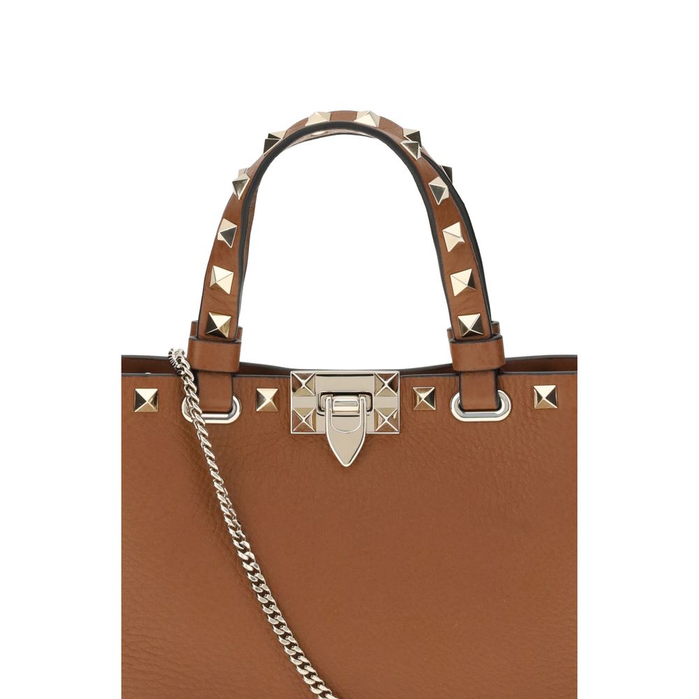 Valentino Garavani Brown Leather Shoulder Bag
