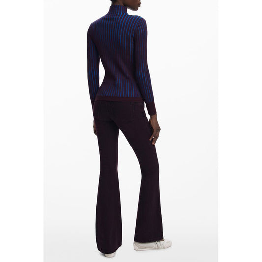 Desigual Brown Polyester Women Sweater