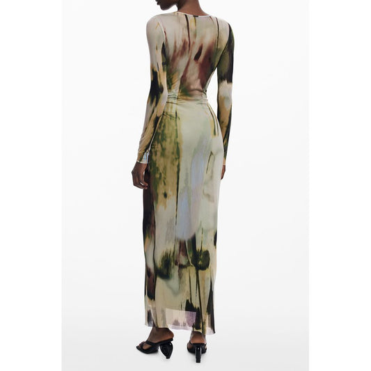 Desigual Verde Polyester Women Dress
