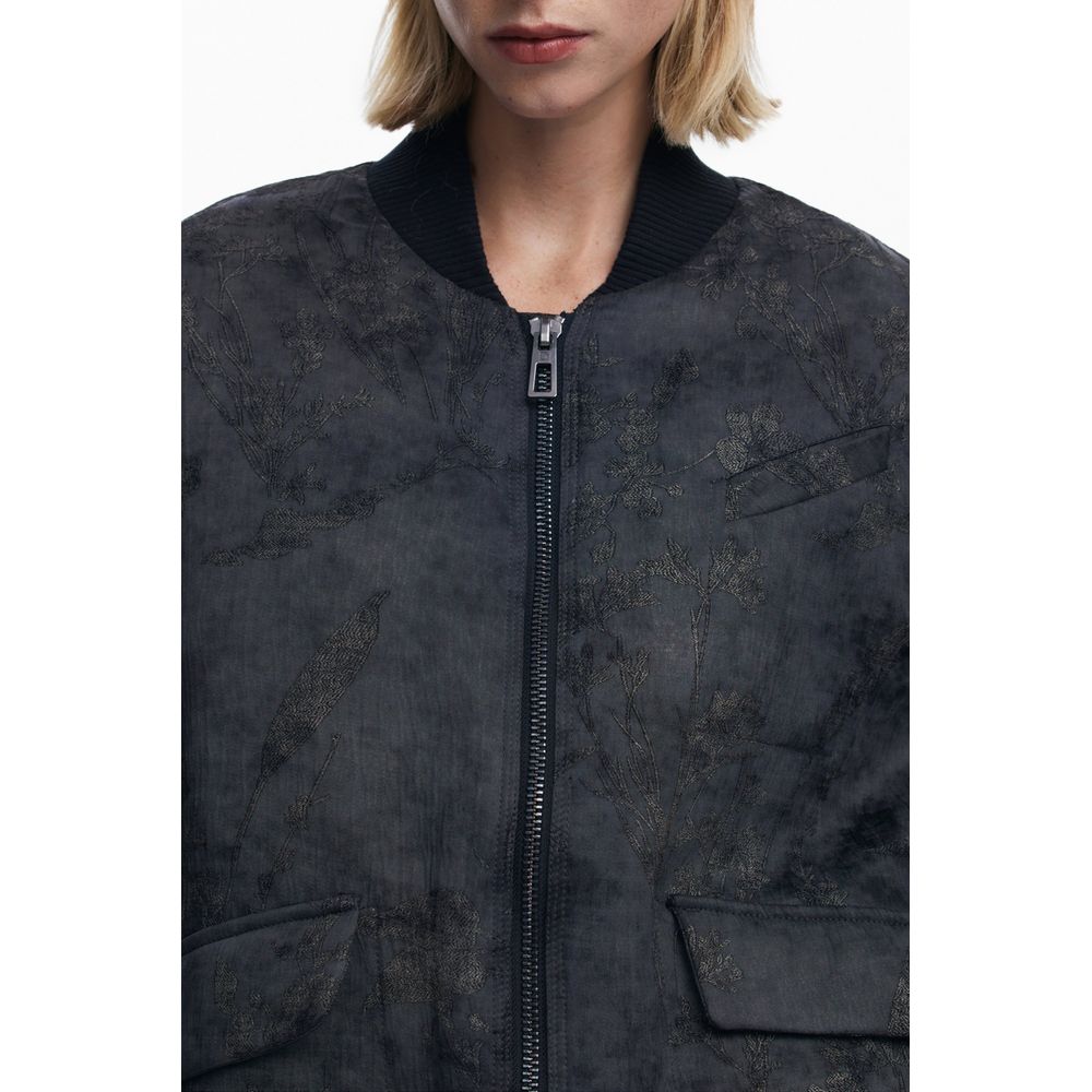 Desigual Black Polyester Women Jacket