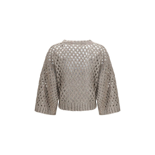 Brunello Cucinelli Dazzling Net Sweater