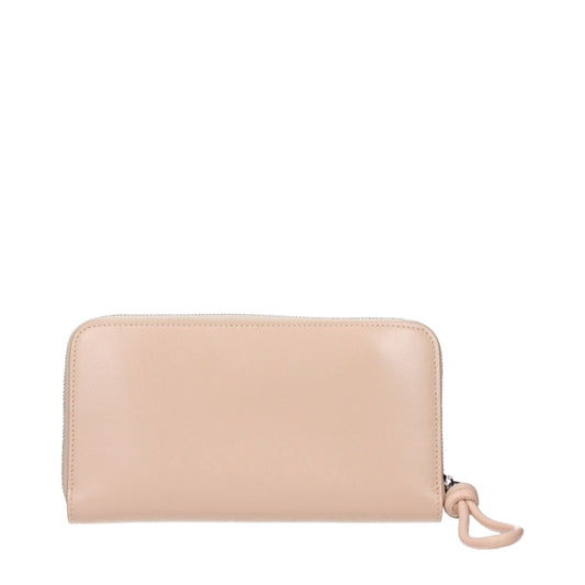 Jil Sander Pink Leather Wallet