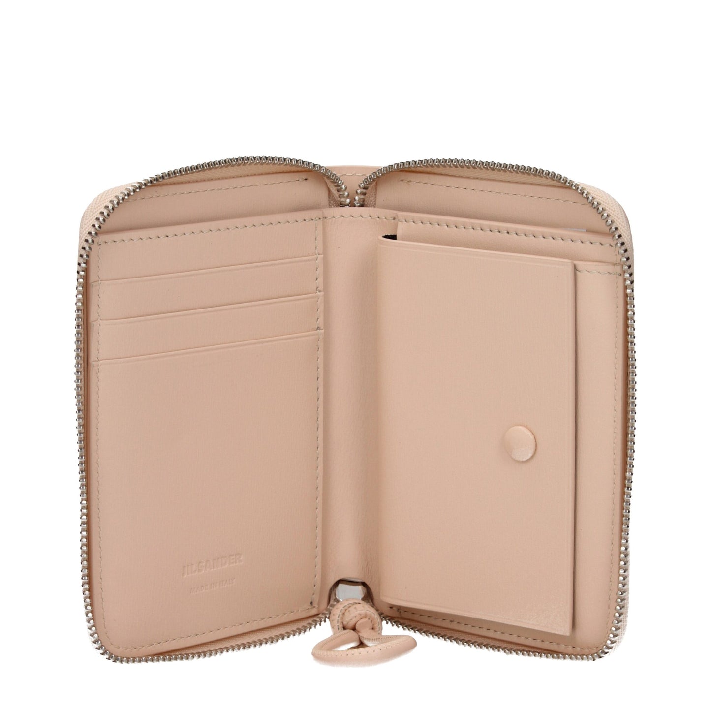 Jil Sander Pink Leather Wallet