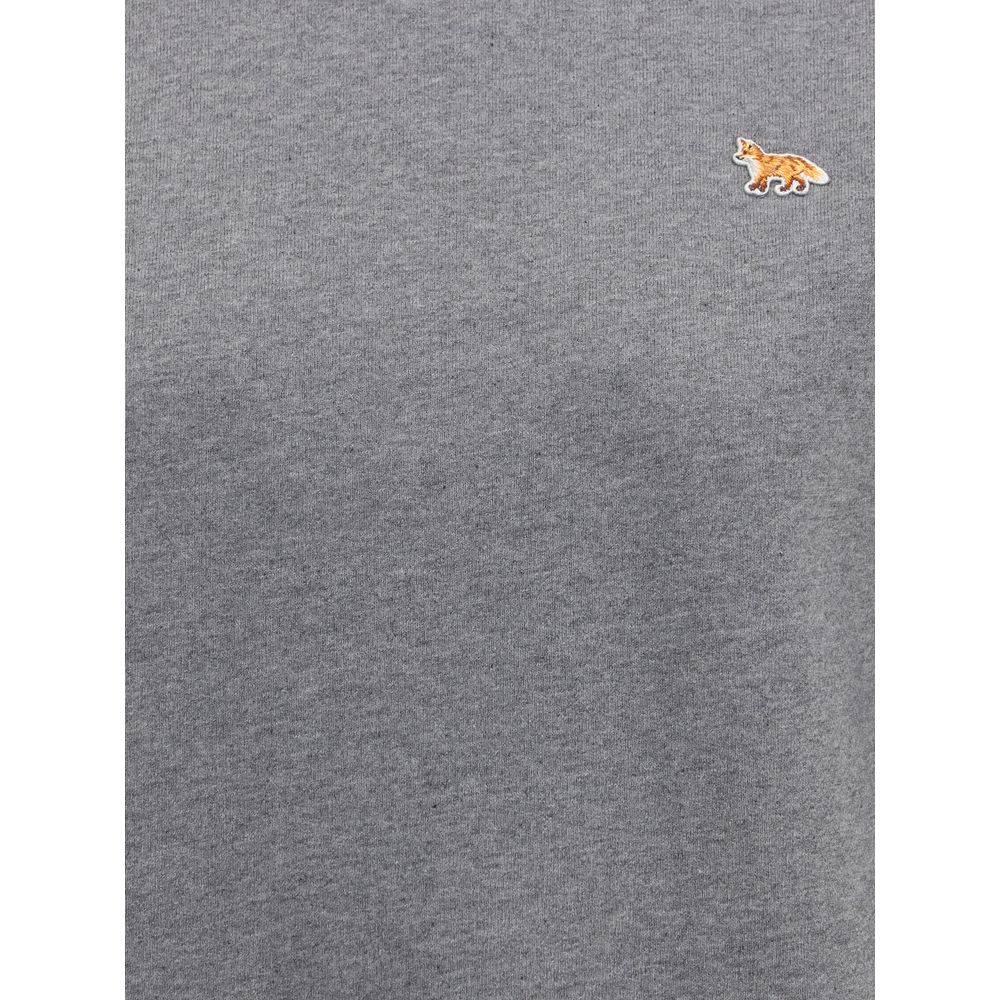 Maison Kitsuné Gray Cotton Sweatshirt