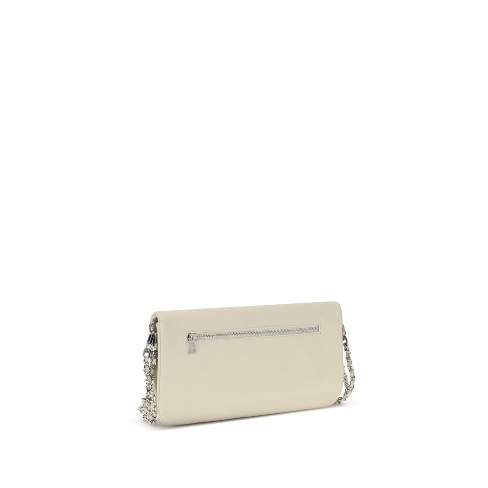 Zadig & Voltaire Cream Calf Leather Bos Taurus Shoulder Bag
