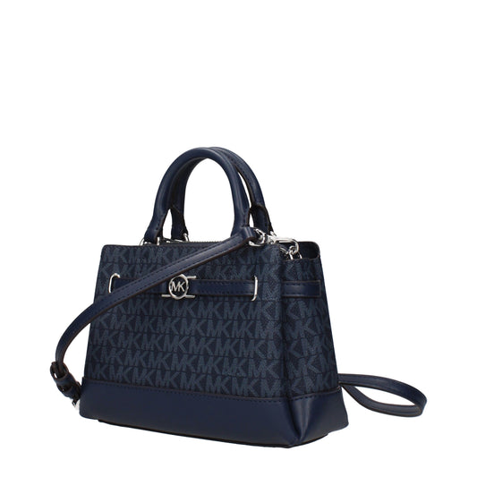 Michael Kors Blue Fabric Handbag