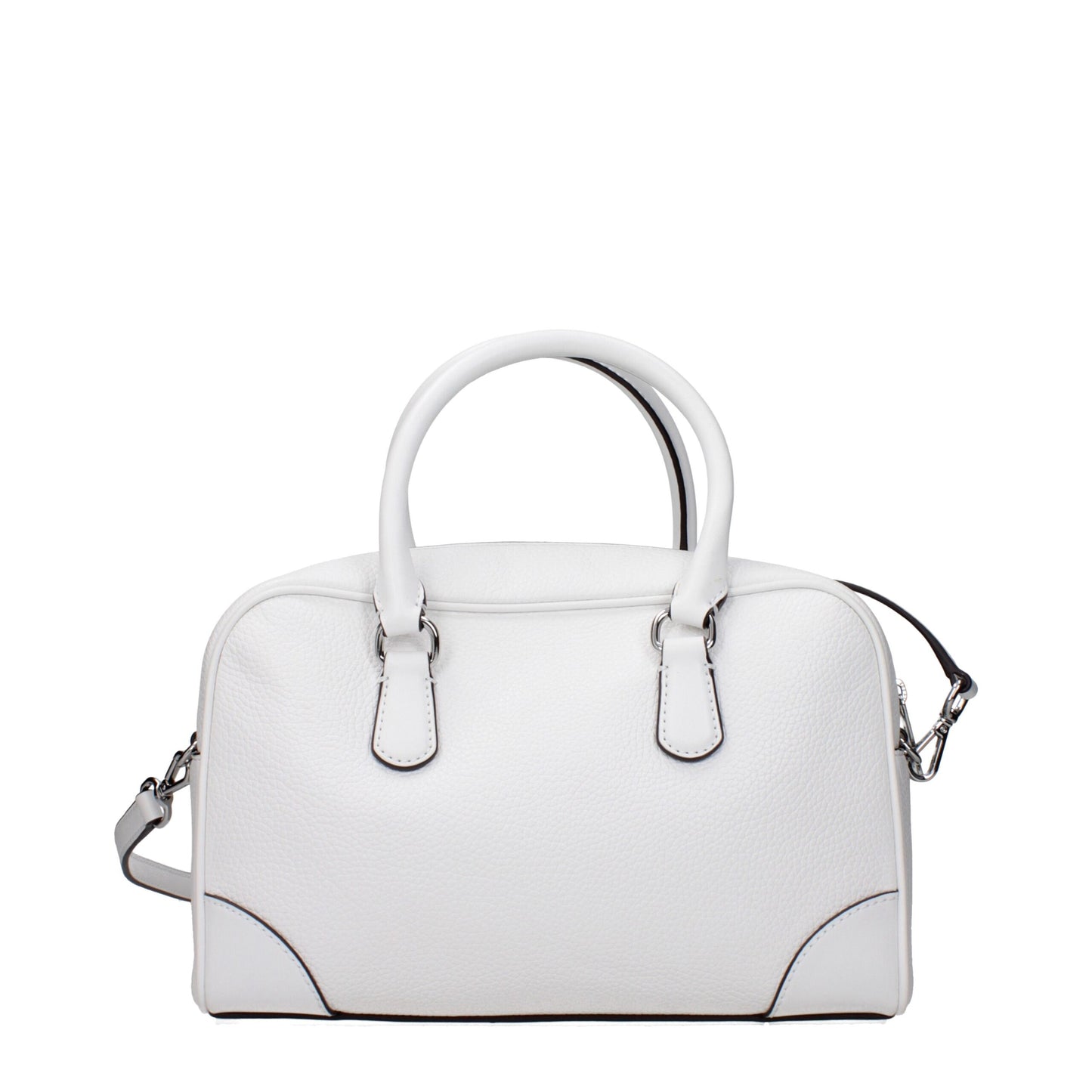 Michael Kors White Leather Handbag