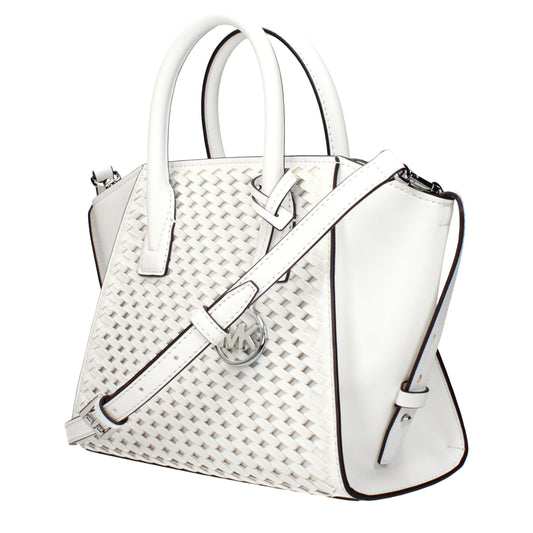 Michael Kors White Leather Handbag