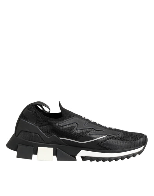 Dolce & Gabbana Black SORRENTO Sport Stretch Sneakers Shoes